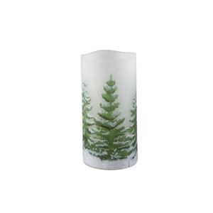 Print Led vela verde árbol Print L