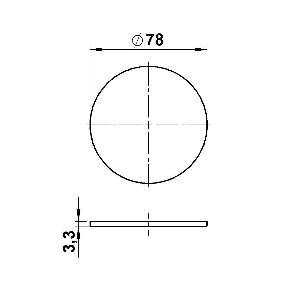 Serie ERSATZGLAS von Albert Leuchten von Albert Leuchten G 358, Borosilikatglas 90220358