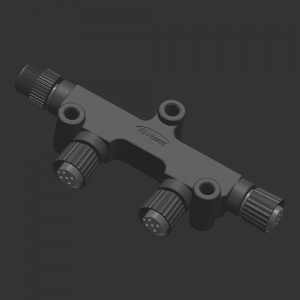 dot-spot von dot-spot M12 Verteiler 3-fach Verteiler für M12 System, 1 x Stecker, 3 x Buchse 92951