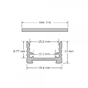 dot-spot von dot-spot slimlux 19F LED Lichtleiste 62291.20.927.5484