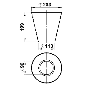 Albert Leuchten Schirme, Gläser & Stoffschirme von Albert Leuchten G 143, Lampengläser opal 90260143