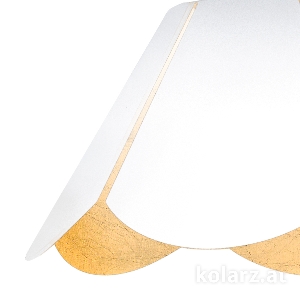 Deckenleuchten & Deckenlampen von KOLARZ-Austrolux Leuchten Deckenleuchte BLOOM, Blattgold, Blattgold D 15 cm, max. Höhe 12 cm, 1 flg., E27, 60 W A1346.11.Wm.Au/15