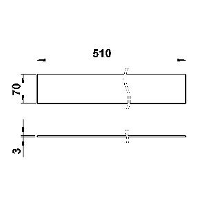 Albert Leuchten Schirme, Gläser & Stoffschirme von Albert Leuchten G 434 ESG satiniert umlauf. schwarz 90220434