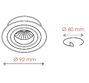 Klassische Hängeleuchte, Pendelleuchten & Hängelampen von BPM Lighting KATLI Einbauleuchte rund 4210