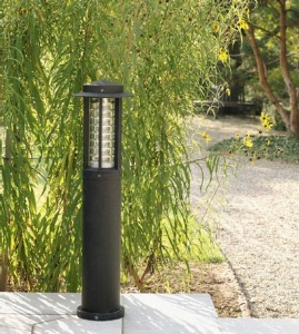 Außenleuchten & Außenlampen von Albert Leuchten Pollerleuchte Typ Nr. 2203 - Farbe: schwarz, mit 1 x LED 25 W, 2100 lm 662203