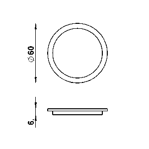 Albert Leuchten Schirme, Gläser & Stoffschirme von Albert Leuchten G 486, Einscheibensicherheitsglas 90220486