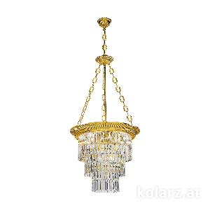 Klassische Hängeleuchte, Pendelleuchten & Hängelampen fürs Wohnzimmer von KOLARZ Leuchten Luster MILORD CRYSTAL Ø50 0346.34.3