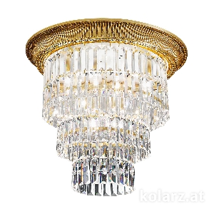 Klassische Deckenleuchten & Deckenlampen fürs Wohnzimmer von KOLARZ Leuchten Deckenleuchte MILORD CRYSTAL Ø50 0346.14L.15