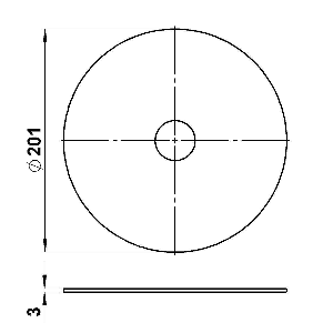 Schirme, Gläser & Stoffschirme von Albert Leuchten G 478, Acryl-Ring satiniert 90270478