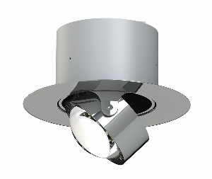 Deckeneinbauleuchte Puk Inside rund + LED von Top Light Leuchten