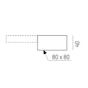 Systemleuchten von Molto Luce ENDEINSPEISUNG mit Baldachin 652-0040300001