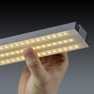  von BANKAMP Leuchtenmanufaktur LED-Pendelleuchte Lightline II up + down 2154/1-39