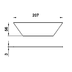 Schirme, Gläser & Stoffschirme von Albert Leuchten G 460, Milchüberfangglas ESG 90220460