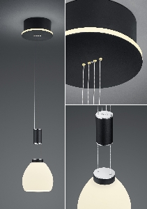  von HELL Leuchten LED-Hängeleuchte SAM/ 1 flammig 20451/1-06