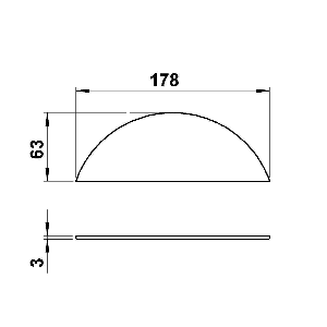 Schirme, Gläser & Stoffschirme von Albert Leuchten G 317, Milchüberfangglas 90220317