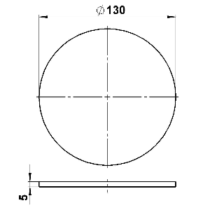 Schirme, Gläser & Stoffschirme von Albert Leuchten G 109, UV Sperrfilterglas G-109 90220109