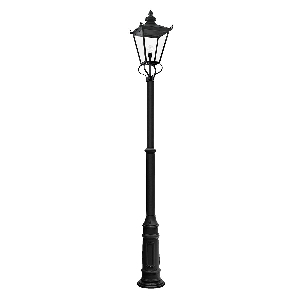 Elstead Wilmslow 1 Leuchte Back Lamp Post WSLP2-BLACK