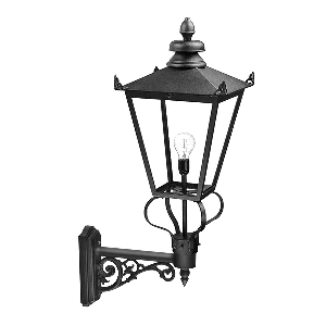 Wilmslow 1 Licht Wandlaterne - Schwarz von Elstead