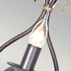 Wandleuchten & Wandlampen von Elstead Windermere 1 leichte Wandleuchte - Rost/Gold WM1