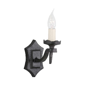 Wandleuchten & Wandlampen von Elstead Rectory 1 Leuchte Wand - Schwarz RY1B-BLACK