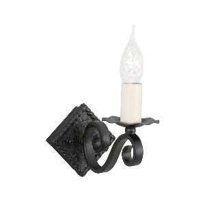 Elstead Rectory 1 Lichtwand - Schwarz, Gusseisen RY1A-BLACK
