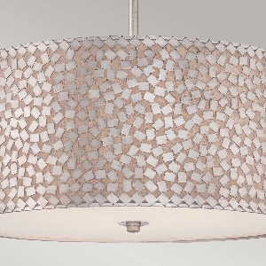 Elstead Confetti 4 Light Large Pendelleuchte - Altsilber QZ-CONFETTI-P-L