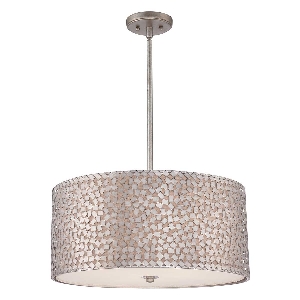 Elstead Confetti 4 Light Large Pendelleuchte - Altsilber QZ-CONFETTI-P-L