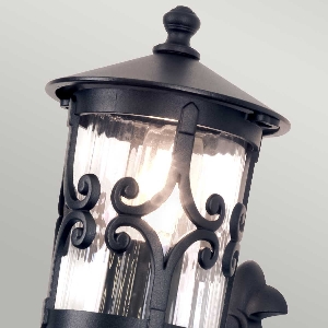 Serie HEREFORD VON ELSTEAD von Elstead von Elstead Hereford 1 Licht Wandlaterne - Schwarz BL10-BLACK