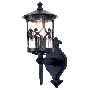 Hereford 1 Licht Wandlaterne - Schwarz von Elstead Hereford 1 Licht Wandlaterne - Schwarz von Elstead