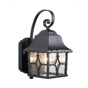 Elstead Kent 1 Licht Wandlaterne - Schwarz KENT