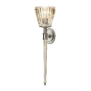 Elstead Agatha 2 Licht Wandleuchte - Gebürstetes Nickel BATH-AGATHA-BN