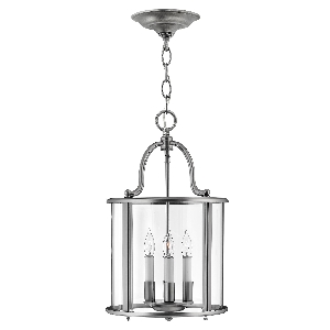 Elstead Gentry 4 Light Medium Pendelleuchte - Zinn HK-GENTRY-P-M-PW
