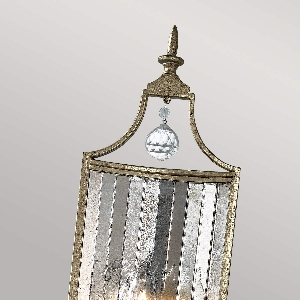 Wandleuchten & Wandlampen von Elstead Gianna 1 leichte Wandleuchte - Vergoldetes Silber FE-GIANNA1