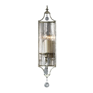 Wandleuchten & Wandlampen von Elstead Gianna 1 leichte Wandleuchte - Vergoldetes Silber FE-GIANNA1