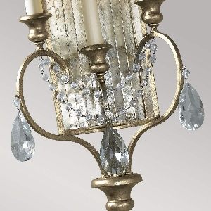 Wandleuchten & Wandlampen von Elstead Gianna 3 Licht Wandleuchte - Vergoldetes Silber FE-GIANNA1C