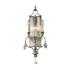 Elstead Gianna 3 Licht Wandleuchte - Vergoldetes Silber FE-GIANNA1C