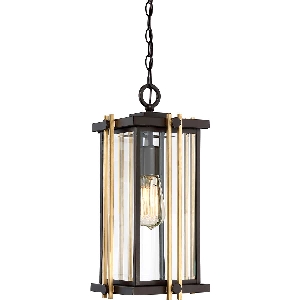 Elstead Artikel von Elstead Goldenrod 1 Light Medium Kettenlaterne - Western Bronze QZ-GOLDENROD8-M