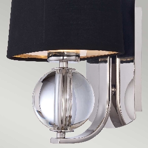 Elstead Gotham 1 leichte Wandleuchte - Imperial Silver QZ-GOTHAM1