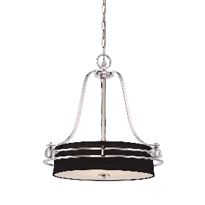 Elstead Gotham 4 Leuchtende Pendelleuchte - Imperial Silver QZ-GOTHAM-P