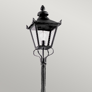 Elstead Grampian 1 Light Lamp Post - Schwarz GP1-BLACK