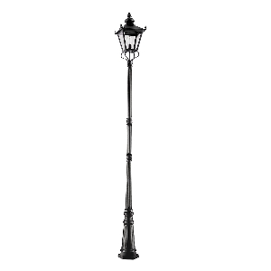 Elstead Grampian 1 Light Lamp Post - Schwarz GP1-BLACK