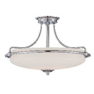 Griffin 4 Light Semi-Flush - Poliertes Chrom von Elstead