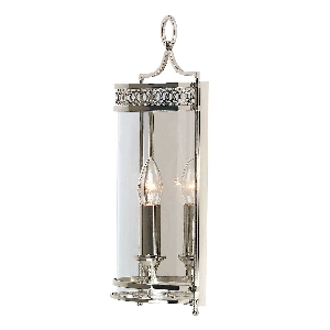 Wandleuchten & Wandlampen von Elstead Guildhall 1 lt Wandleuchte - Nickel poliert GH-WB-PN