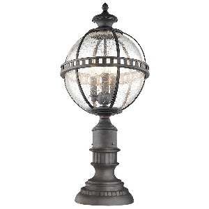 Elstead Halleron 3 Licht Sockellaterne - Londonderry KL-HALLERON-3M-BU