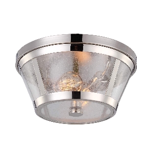 Elstead Harrow 2 Light Flush - Nickel poliert FE-HARROW-F