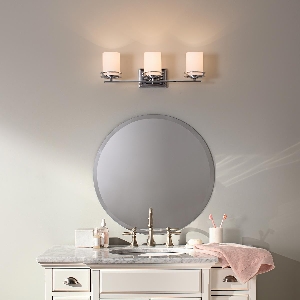 Elstead von Elstead Hendrik 3 Licht Wandleuchte - Poliertes Chrom KL-HENDRIK3-BATH