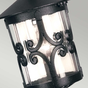 Elstead Artikel von Elstead Hereford 1 Light Porch Kettenlaterne - Schwarz BL13B-BLACKx