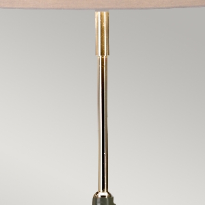 Elstead Tischleuchten, Tischlampen & Schreibtischleuchten von Elstead Vicenza Tischleuchte - Weiß poliertes Nickel VICENZA-TL-GPN