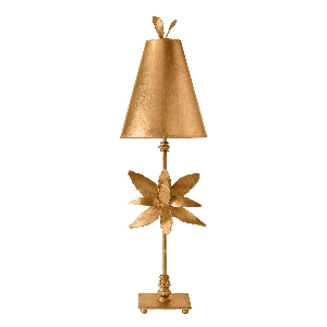 Elstead Azalea Tischlampe - Blattgold FB-AZALEA-TL-GD