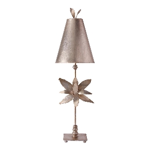 Elstead Azalea Tischlampe - Blattsilber FB-AZALEA-TL-SV